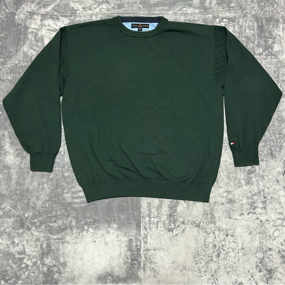 Tommy Hilfiger Forest Green Pullover
